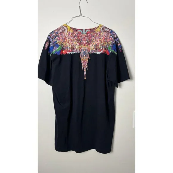 MARCELO BURLON WINGS BLACK T-SHIRT L - Picture 4 of 7
